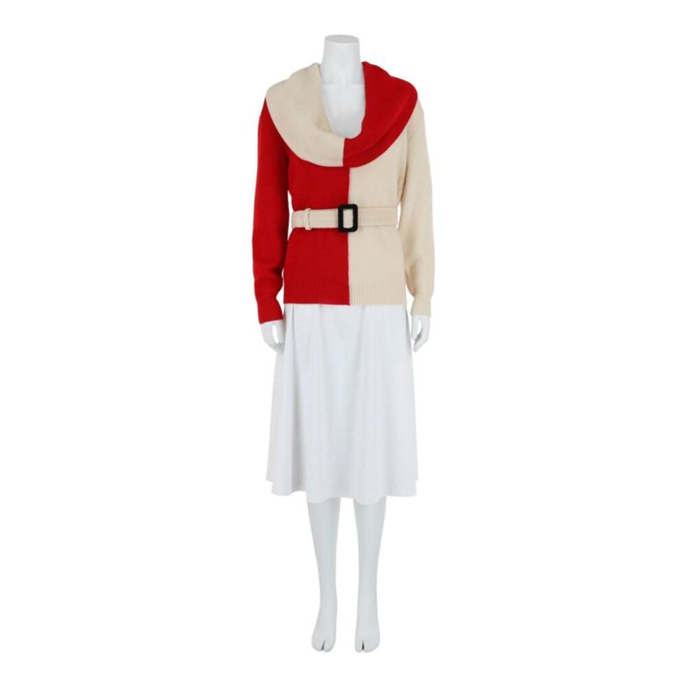 Gucci Chunky Wool Belted Sweater - Picture 4 of 4